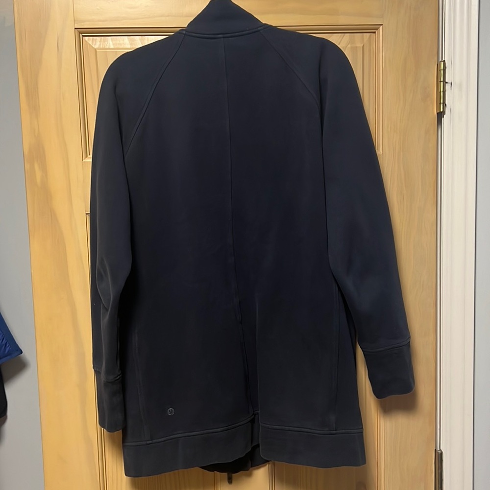 Lululemon navy blue cross zip sweatshirt jacket